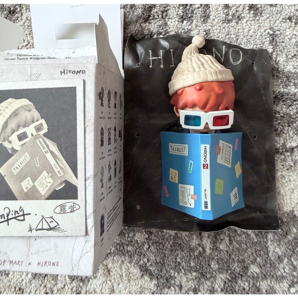 Pop Mart Hirono Tamed Wildgrass Series - Camping